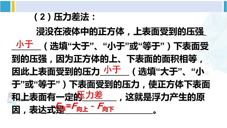 人教版八年级物理下册 第十章 浮力 第二课时 阿基米德原理的应用（课件）第4页