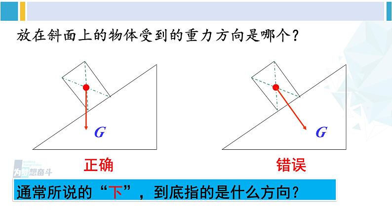 北师大版八年级物理下册 第七章 运动和力 第三节 重力（课件）第6页