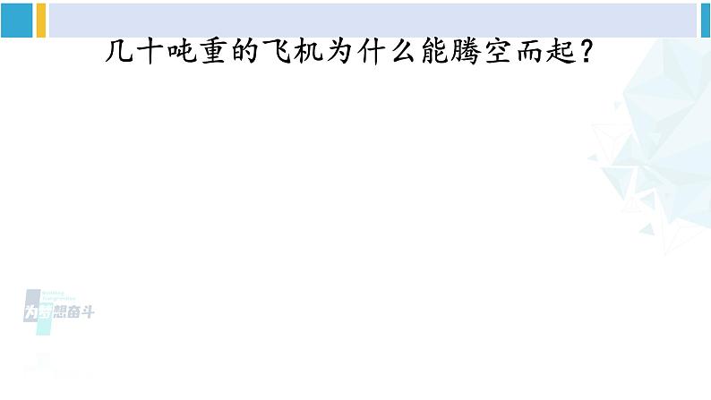 北师大版八年级物理下册 第八章 压强与浮力第七节 飞机为什么能上天（课件）第3页