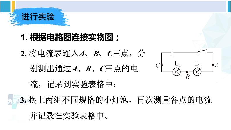 沪科版九年级物理 第十四章 了解电路 第二课时 串、并联电路中的电流规律（课件）第5页
