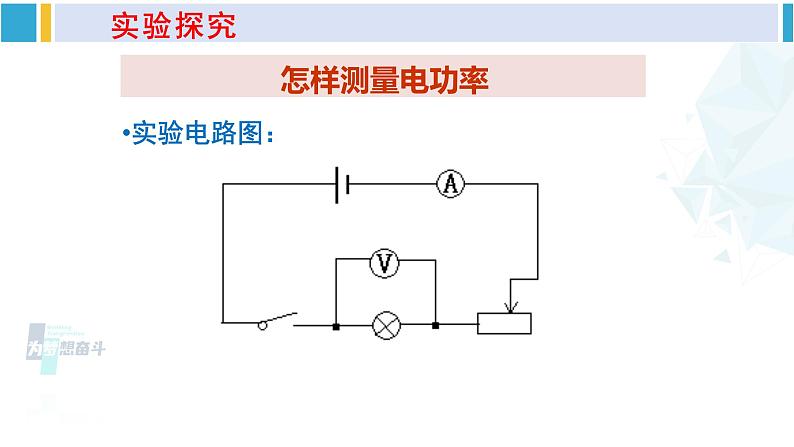 沪科版九年级物理 第十六章 电流做功与电功率 第三节 测量电功率（课件）第6页