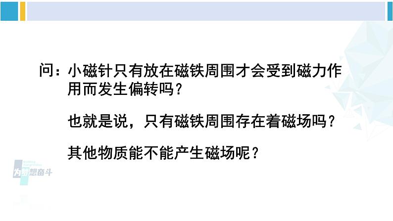 沪科版九年级物理 第十七章 从指南针到磁浮列车 第一课时 奥斯特实验 通电螺线管的磁场（课件）第3页