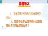 沪科版九年级物理 第二十章 能源、材料与社会 第二课时 开发新能源（课件）