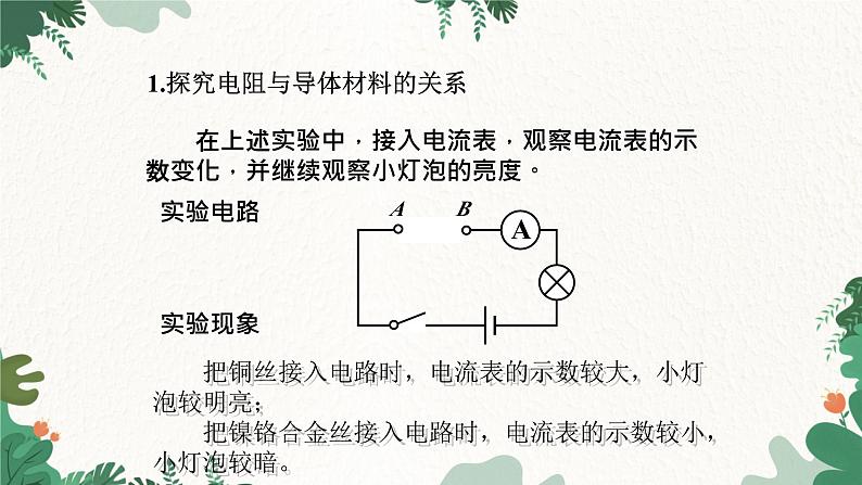 沪科版九年级物理 第十五章 第一节课时1 电阻课件第8页