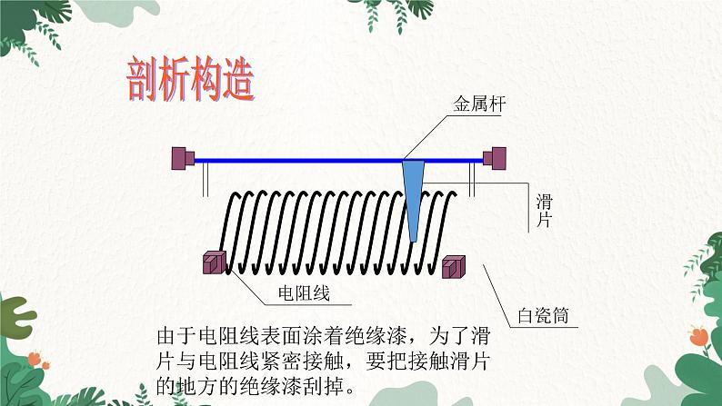 沪科版九年级物理 第十五章 第一节课时2 变阻器课件05