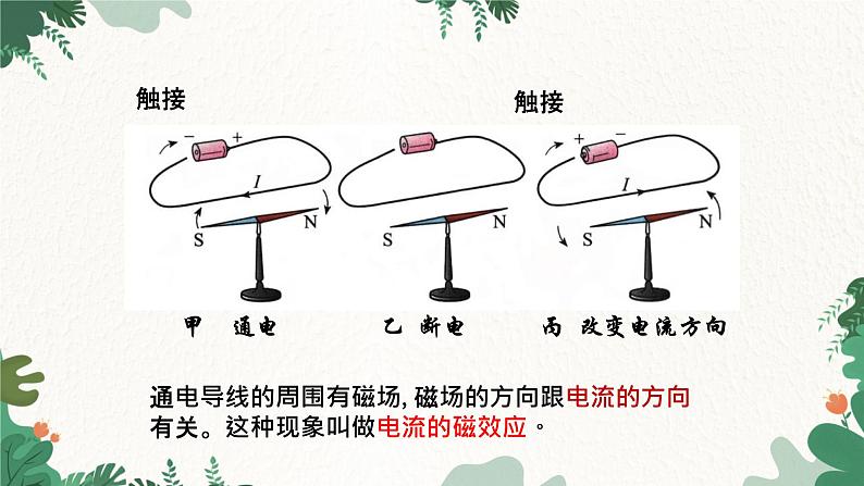 沪科版九年级物理 第十七章 第二节课时1 电生磁课件06