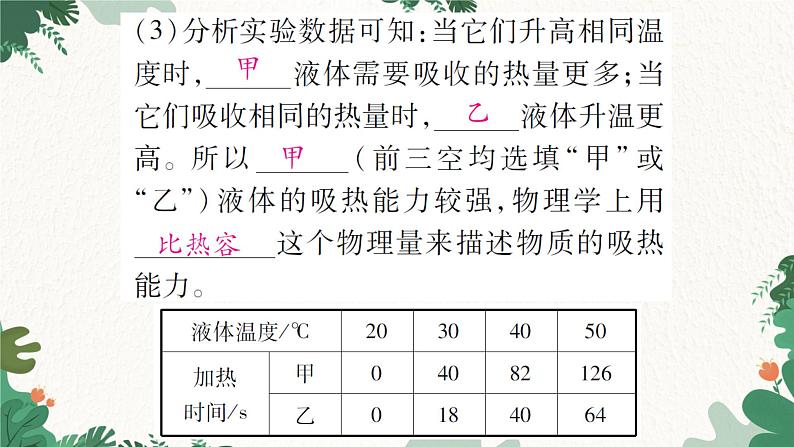 课时1  物质的比热容第7页