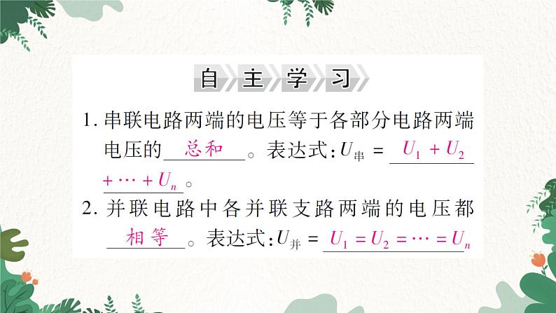 课时2  串、并联电路中电压的规律第2页