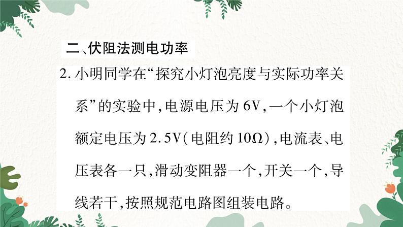 专题十三：特殊方法测电功率第8页