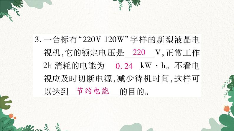 课时2  额定功率与实际功率第6页