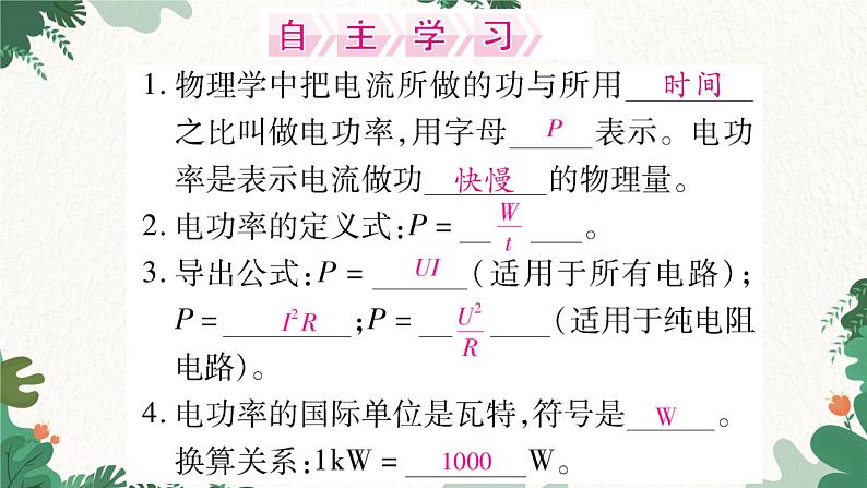 课时1  电功率第2页