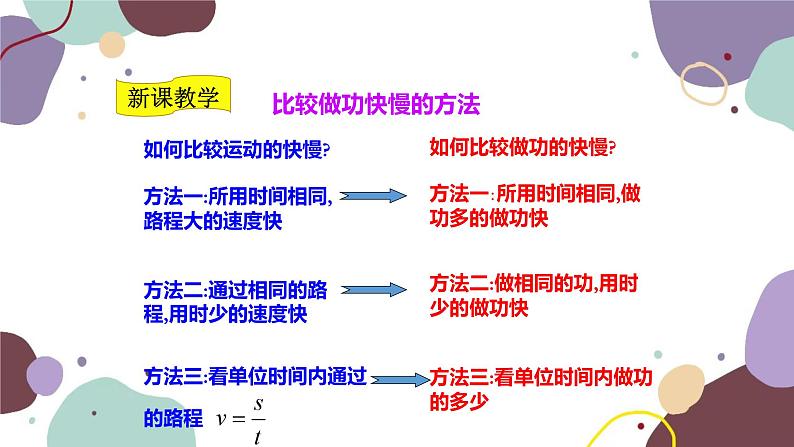 沪科版物理八年级下册 第十章第四节 做功的快慢课件04