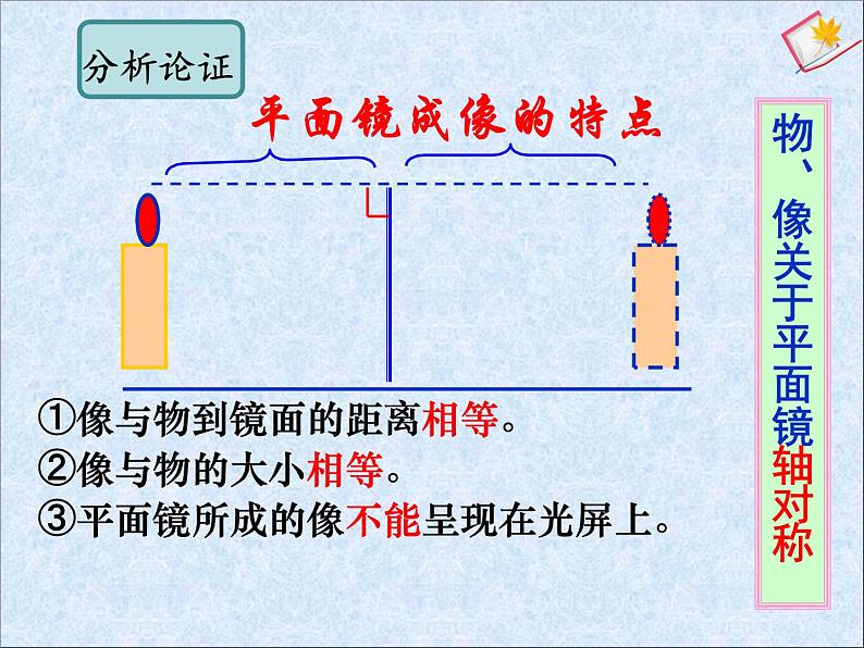 沪粤版物理八年级上册3.3 探究平面镜成像特点 (2)课件07