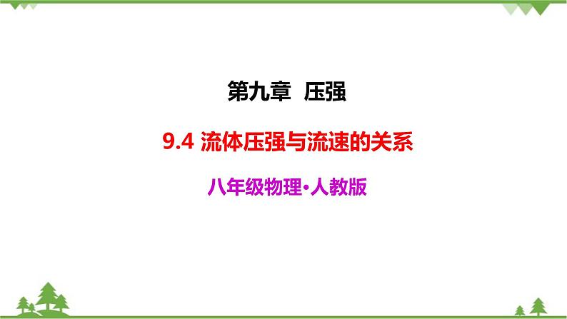 9.4流体压强与流速的关系 课件第2页