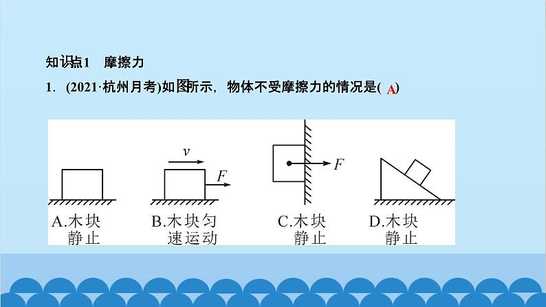 人教版物理八年级下册 第八章　运动和力 第三节　摩擦力 课件第2页