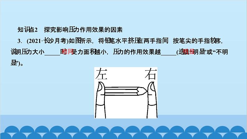 人教版物理八年级下册 第九章 压强 第一节　压强  第一课时　压力和压强 课件04