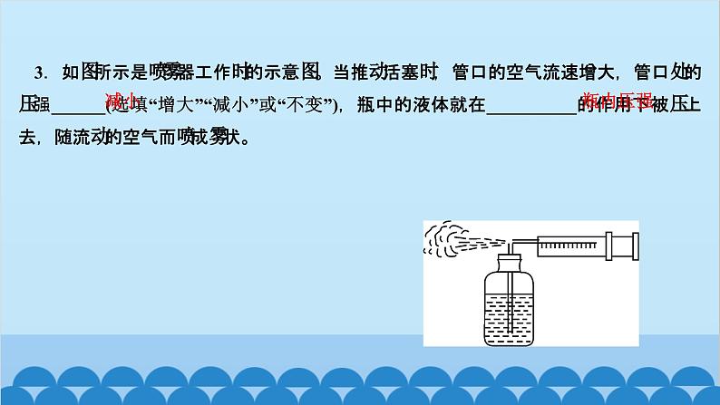 人教版物理八年级下册 第九章 压强 第四节　流体压强与流速的关系 课件第4页