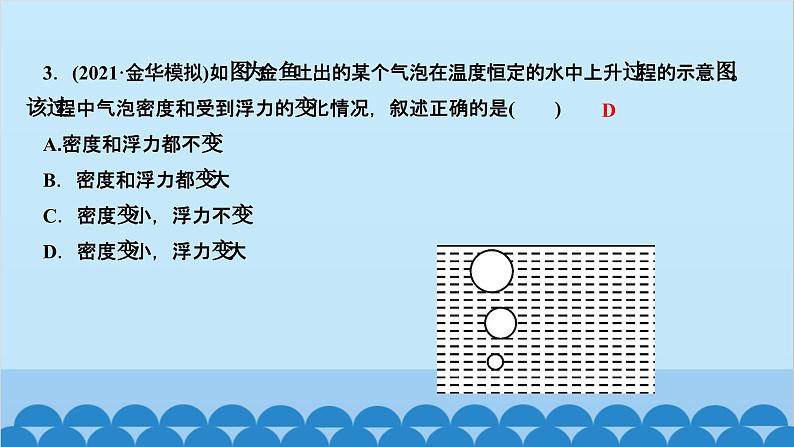 人教版物理八年级下册 第十章　浮力 阶段检测(第1～2节) 课件04