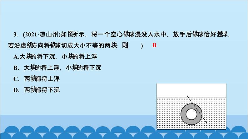 人教版物理八年级下册 第十章　浮力 阶段检测(第十章) 课件04