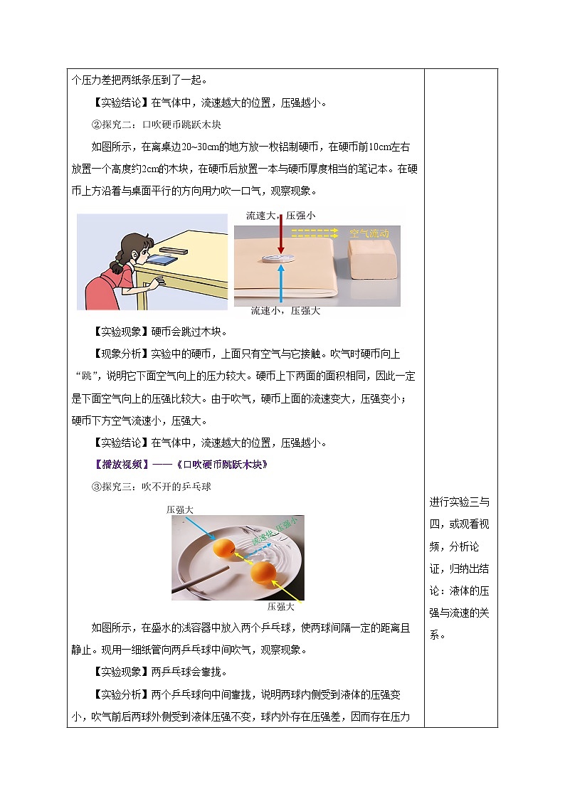 9.4 流体压强与流速的关系（教学设计）-八年级物理下册同步备课系列（人教版）03