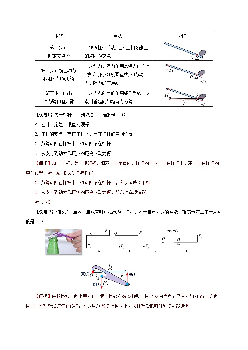 12.1 杠杆（导学案）-八年级物理下册同步备课系列（人教版）03