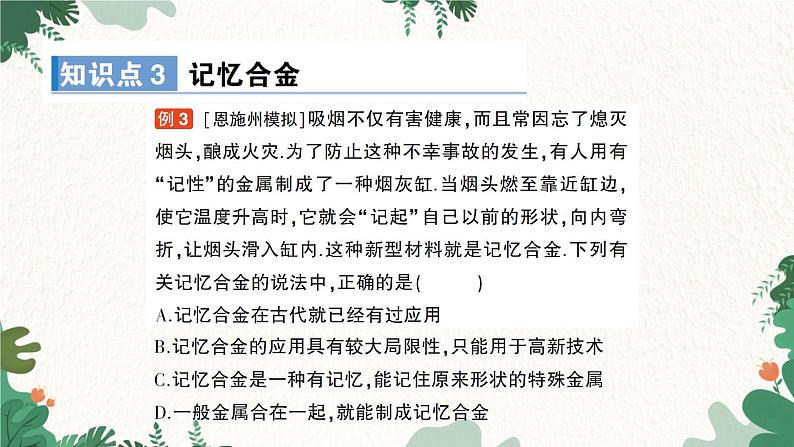 北师大版物理八年级上册 第二章 物质世界的尺度、质量和密度习题课件07