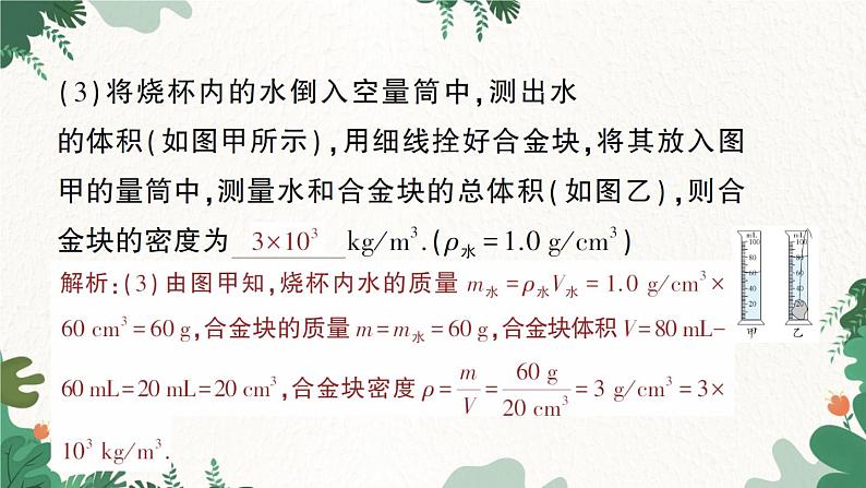 北师大版物理八年级上册 第二章 物质世界的尺度、质量和密度习题课件04