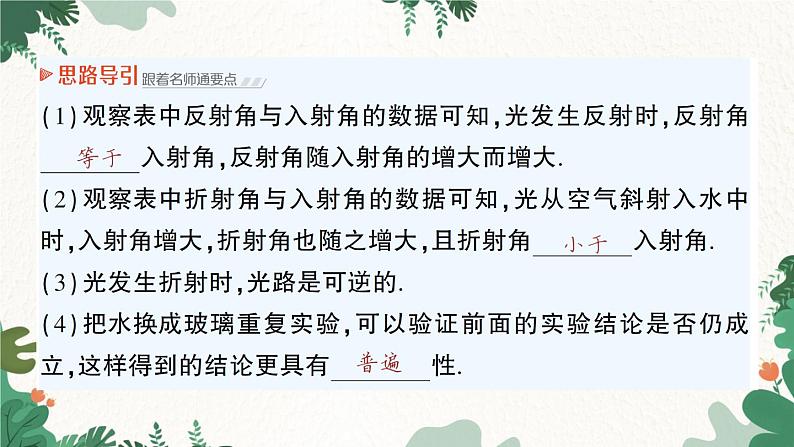 北师大版物理八年级上册 第五章 光现象习题课件07