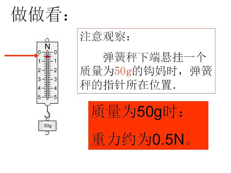 人教版物理八年级下册 7.3重力 课件08