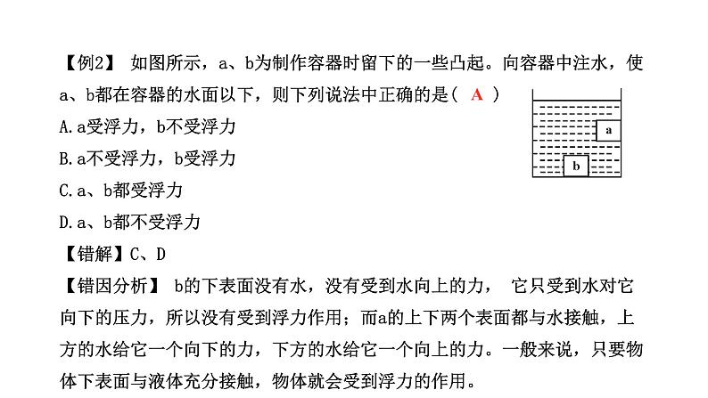 人教版物理八年级下册 第十章浮力小结与复习 课件第4页