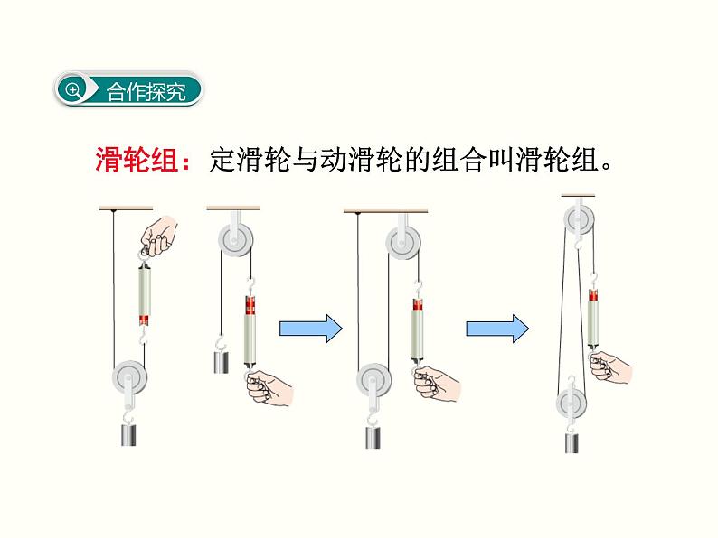 人教版物理八年级下册 12.2滑轮 课件05