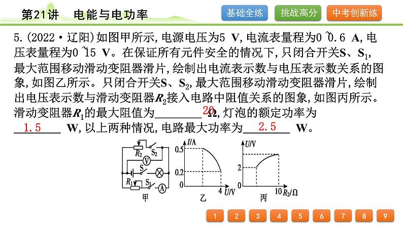 2024年中考物理专题复习课件---第21讲　电能与电功率第6页