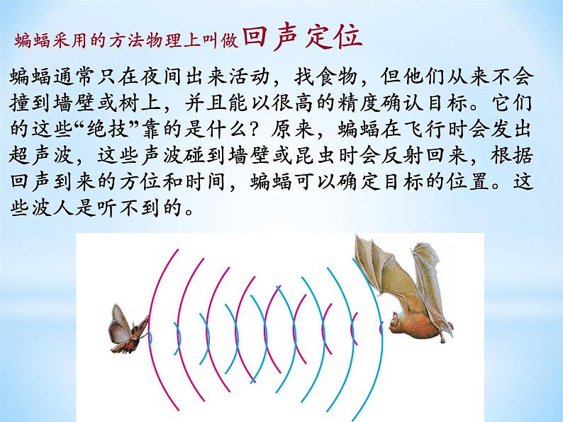 2.3声的利用+课件+--2023-2024学年人教版物理八年级上学期第5页