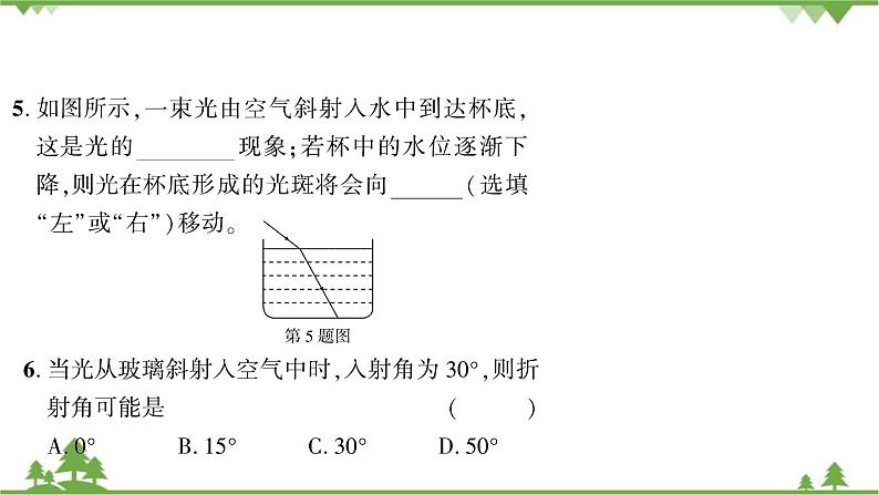 3.4探究光的折射规律第6页