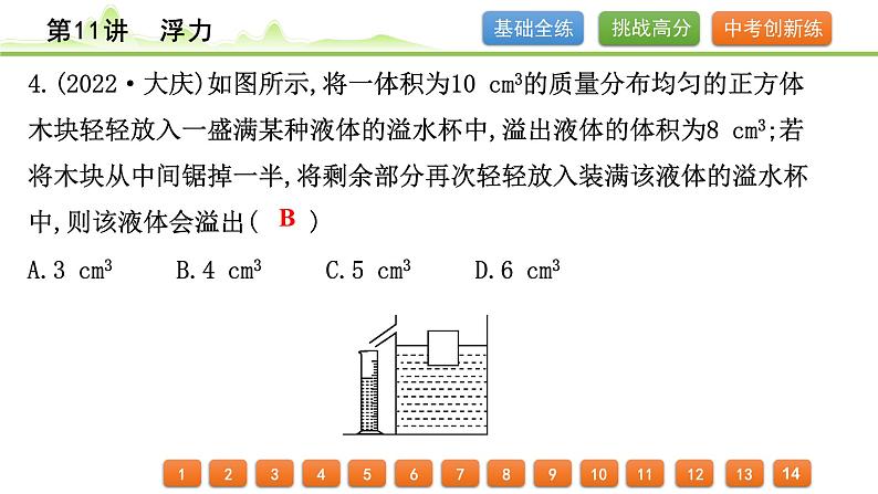 2024年中考物理精练课件---第11讲  浮力第5页