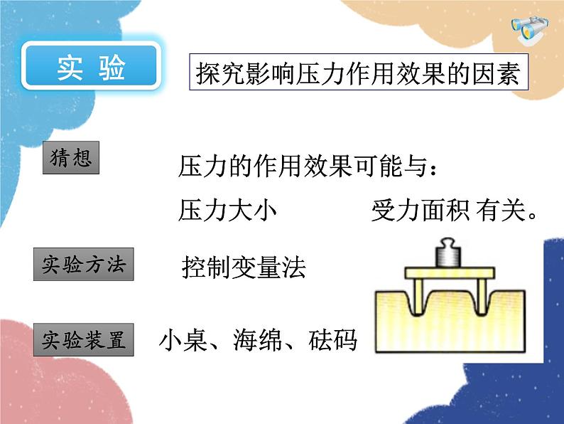 沪科版物理八年级下册 第八章 第一节 压力的作用效果课件07