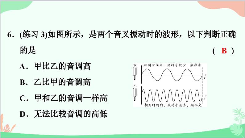 沪粤版物理八年级上册 2.2 我们怎样区分声音课件07