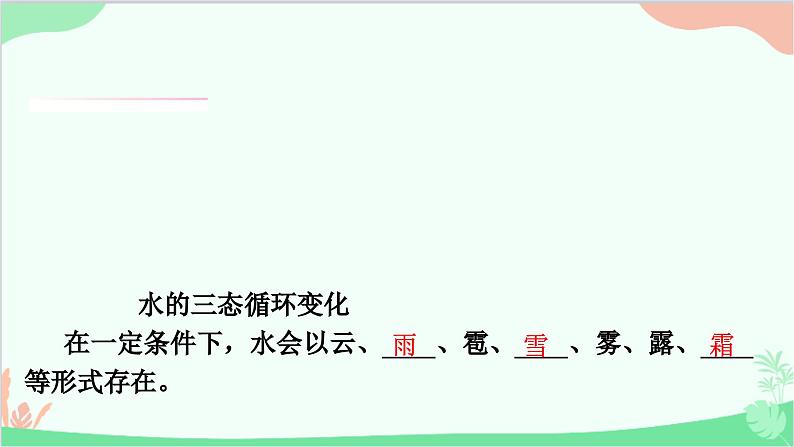 沪粤版物理八年级上册 4.5 水循环与水资源课件02