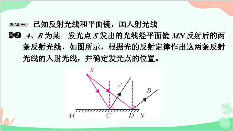沪粤版物理八年级上册 专题三　光学作图课件03