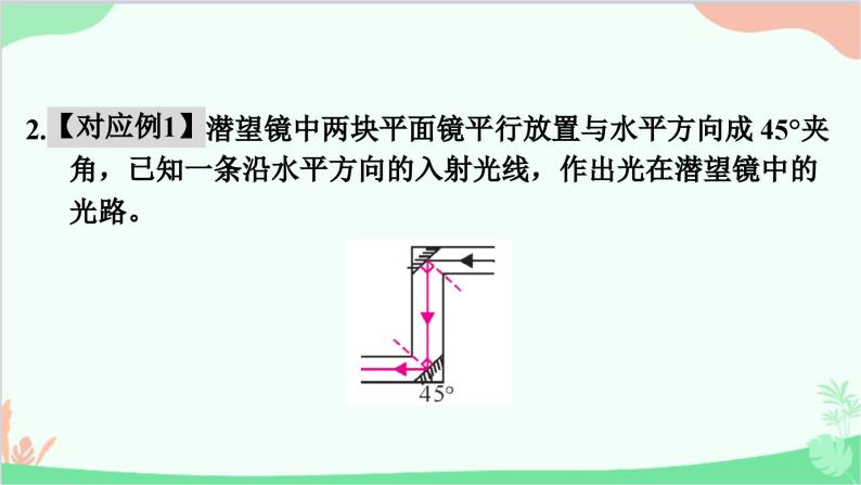 沪粤版物理八年级上册 专题三　光学作图课件06