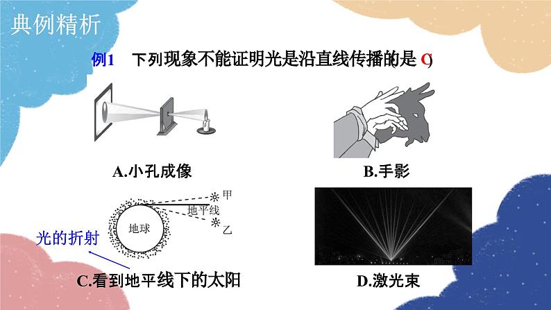 人教版物理八年级上册 第四章 小结与复习课件第4页