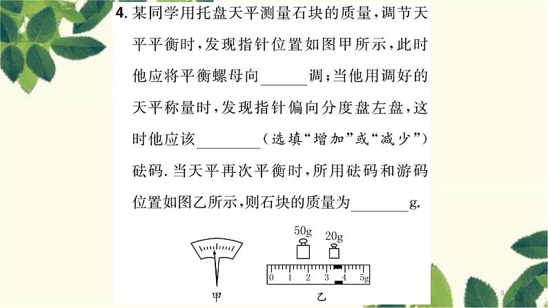 人教版物理八年级上册 期末复习 专项训练习题课件05