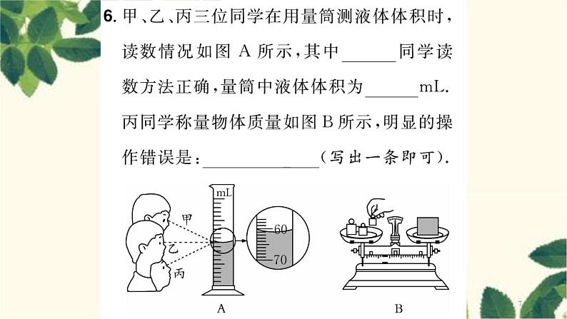 人教版物理八年级上册 期末复习 专项训练习题课件07