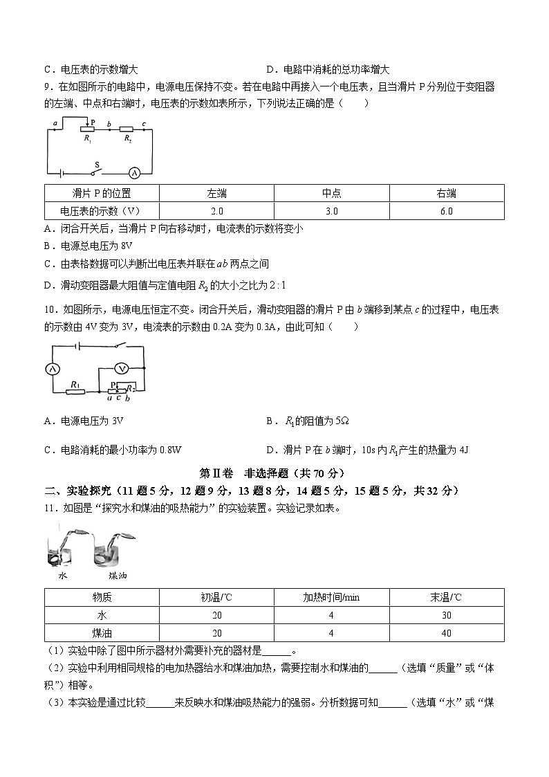 2024年山西省晋中市昔阳县中考一模物理试题03