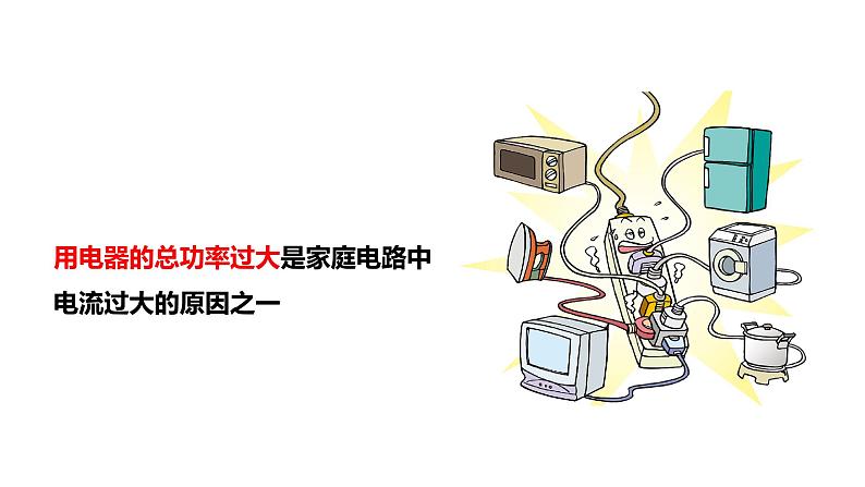 19.2家庭电路中电流过大的原因 课件 2023-2024学年人教版物理九年级下册06