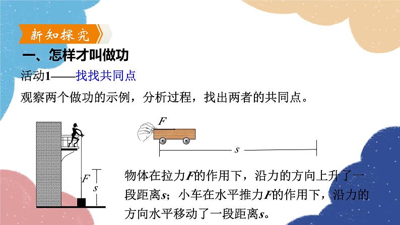 沪粤版物理九年级上册 11.1 怎样才叫做功课件03