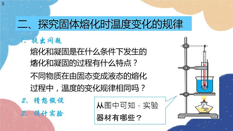 沪科版物理九年级全一册 第十二章第二节第一课时 熔化和凝固课件第5页