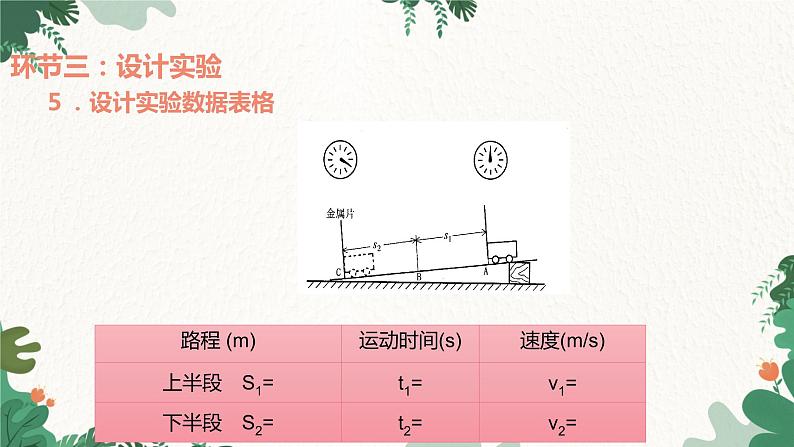 沪科版物理八年级全一册 第二章 第四节 科学探究：速度的变化课件06