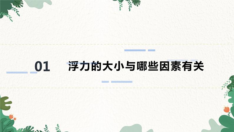 沪科版物理八年级全一册 9.2阿基米德原理课件第2页