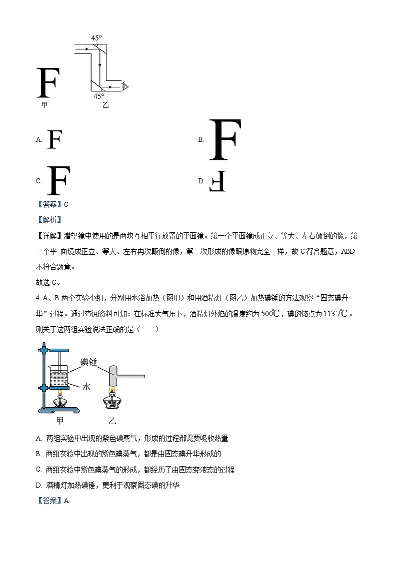 江苏省扬州市江都区邵樊片暨联谊学校2023-2024学年九年级下学期3月月考物理试题（原卷版+解析版）02